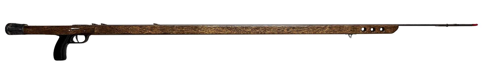 A speargun shaped from Guam ifit wood